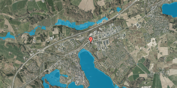 Oversvømmelsesrisiko fra vandløb på Solgårdsvej 3E, 1. , 8660 Skanderborg