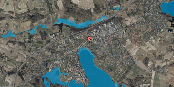 Oversvømmelsesrisiko fra vandløb på Solgårdsvej 10, st. , 8660 Skanderborg