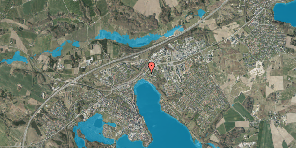 Oversvømmelsesrisiko fra vandløb på Solgårdsvej 12, 1. , 8660 Skanderborg