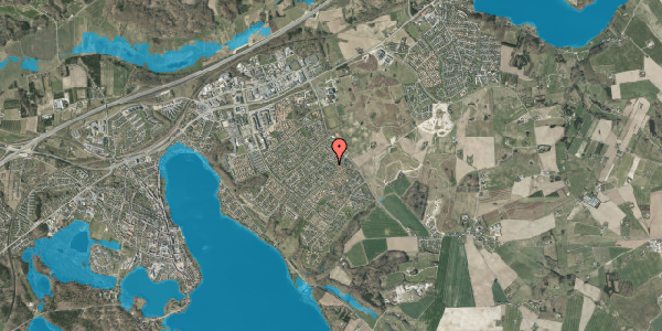Oversvømmelsesrisiko fra vandløb på Solsortevej 6A, 8660 Skanderborg