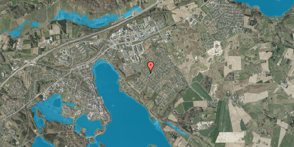 Oversvømmelsesrisiko fra vandløb på St St Blichers Vej 5, 8660 Skanderborg