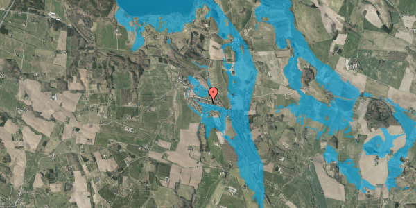 Oversvømmelsesrisiko fra vandløb på Stenløkkeparken 29, 8660 Skanderborg