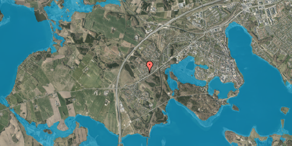 Oversvømmelsesrisiko fra vandløb på Stenten 9, 8660 Skanderborg