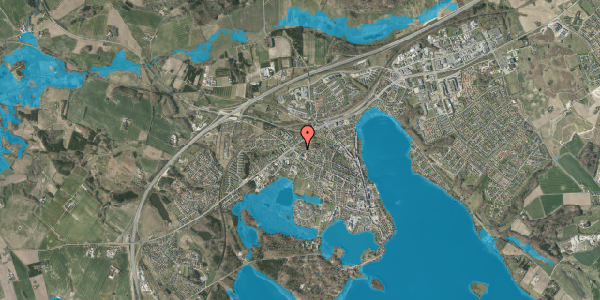 Oversvømmelsesrisiko fra vandløb på Stjerneparken 11, 8660 Skanderborg