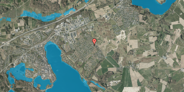 Oversvømmelsesrisiko fra vandløb på Ternevej 9, 8660 Skanderborg