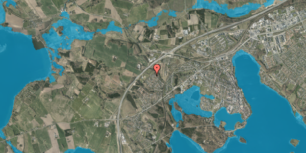 Oversvømmelsesrisiko fra vandløb på Udsigten 2, 8660 Skanderborg