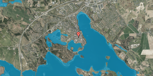 Oversvømmelsesrisiko fra vandløb på Vestergade 15A, 8660 Skanderborg