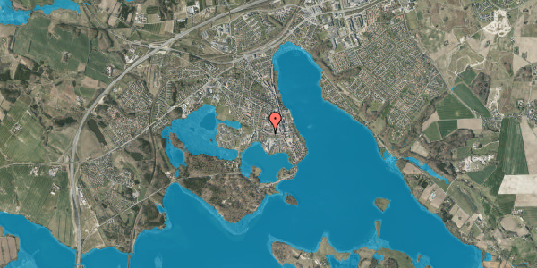 Oversvømmelsesrisiko fra vandløb på Vestergade 23, 8660 Skanderborg