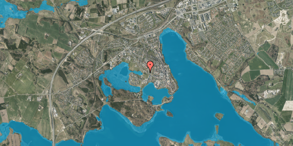 Oversvømmelsesrisiko fra vandløb på Vestergade 55, 1. th, 8660 Skanderborg