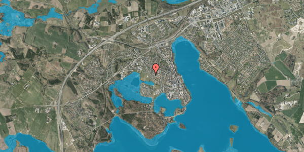 Oversvømmelsesrisiko fra vandløb på Vestergade 64, 8660 Skanderborg