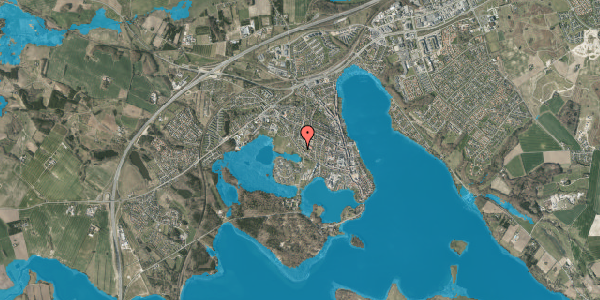 Oversvømmelsesrisiko fra vandløb på Vestergade 73, 8660 Skanderborg