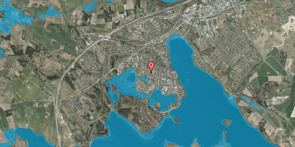 Oversvømmelsesrisiko fra vandløb på Vestergade 81, 8660 Skanderborg