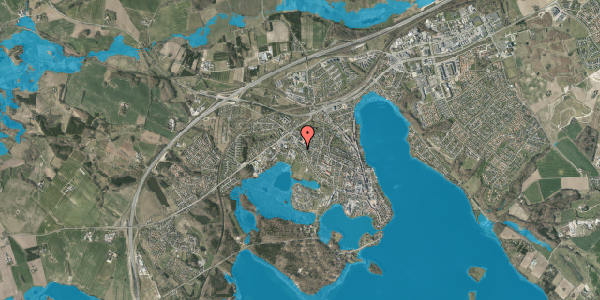 Oversvømmelsesrisiko fra vandløb på Vestergade 113, 8660 Skanderborg