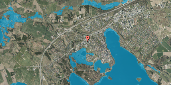 Oversvømmelsesrisiko fra vandløb på Vestergade 125, st. tv, 8660 Skanderborg