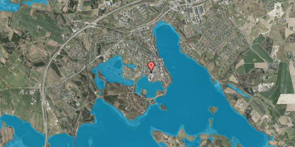 Oversvømmelsesrisiko fra vandløb på Vesterparken 47, 8660 Skanderborg