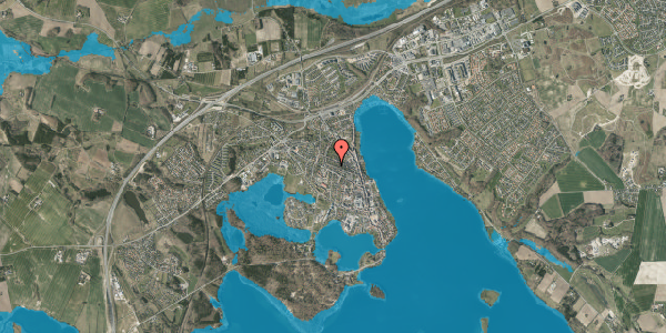 Oversvømmelsesrisiko fra vandløb på Villavej 30, 8660 Skanderborg