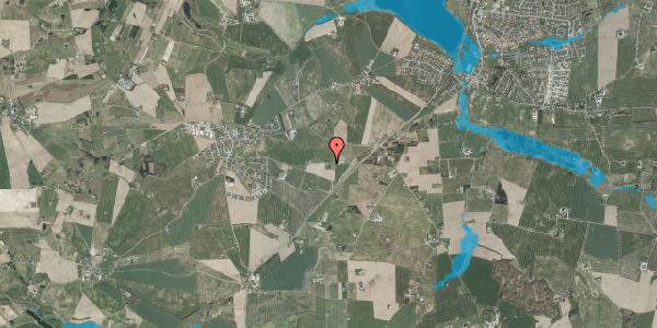 Oversvømmelsesrisiko fra vandløb på Virringvej 104, 8660 Skanderborg