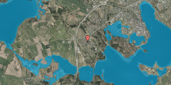 Oversvømmelsesrisiko fra vandløb på Vrold Tværvej 11, 8660 Skanderborg