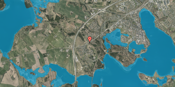 Oversvømmelsesrisiko fra vandløb på Vroldvej 101, 8660 Skanderborg