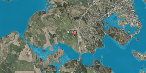 Oversvømmelsesrisiko fra vandløb på Vroldvej 125, 8660 Skanderborg