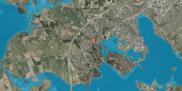 Oversvømmelsesrisiko fra vandløb på Vroldvej 130, 8660 Skanderborg