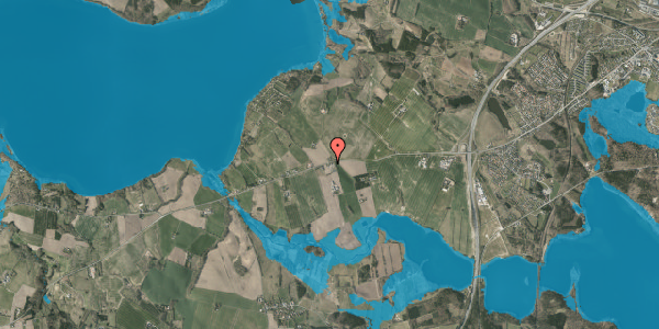 Oversvømmelsesrisiko fra vandløb på Vroldvej 139, 8660 Skanderborg