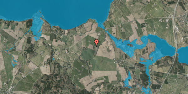 Oversvømmelsesrisiko fra vandløb på Vroldvej 149, 8660 Skanderborg