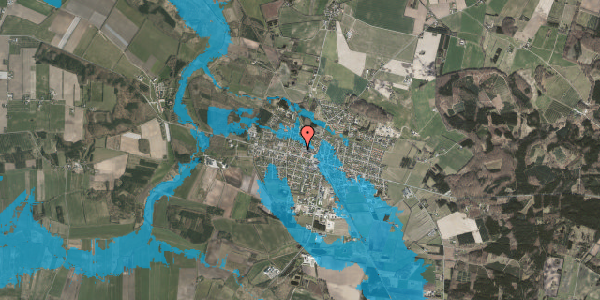 Oversvømmelsesrisiko fra vandløb på Centervej 31, 8963 Auning