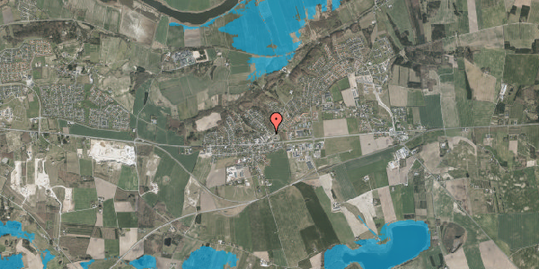 Oversvømmelsesrisiko fra vandløb på Klostervej 2, 8960 Randers SØ