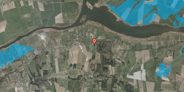 Oversvømmelsesrisiko fra vandløb på Koglevej 25, 8960 Randers SØ