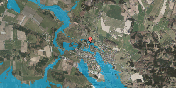 Oversvømmelsesrisiko fra vandløb på Molshuse 16, 8963 Auning
