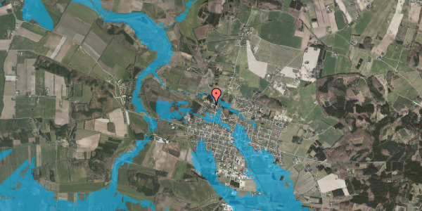 Oversvømmelsesrisiko fra vandløb på Molshuse 30, 8963 Auning