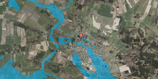 Oversvømmelsesrisiko fra vandløb på Molshuse 32, 8963 Auning
