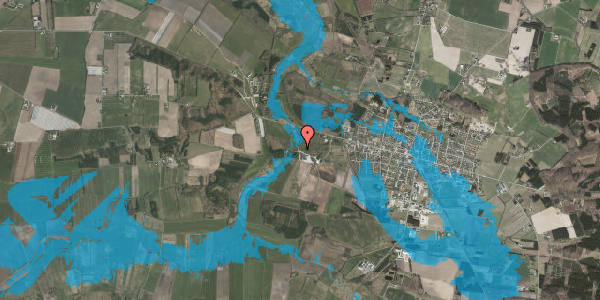 Oversvømmelsesrisiko fra vandløb på Randersvej 7, 8963 Auning