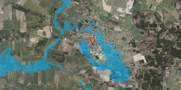 Oversvømmelsesrisiko fra vandløb på Stenagervej 3, 8963 Auning