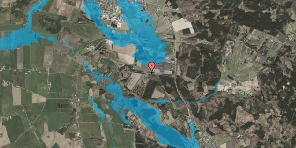 Oversvømmelsesrisiko fra vandløb på Tværsige 2, 8963 Auning