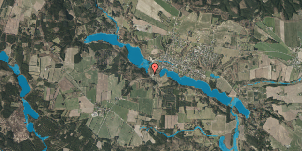 Oversvømmelsesrisiko fra vandløb på Egelyvej 26, 8654 Bryrup