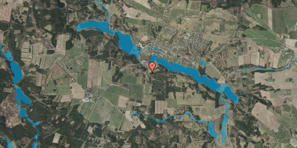 Oversvømmelsesrisiko fra vandløb på Sejetvej 4, 8654 Bryrup