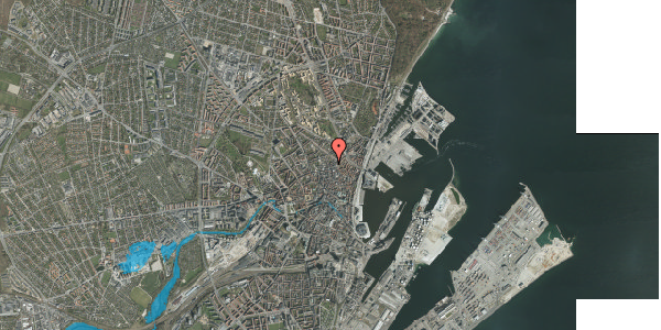 Oversvømmelsesrisiko fra vandløb på Anholtsgade 15, 3. , 8000 Aarhus C