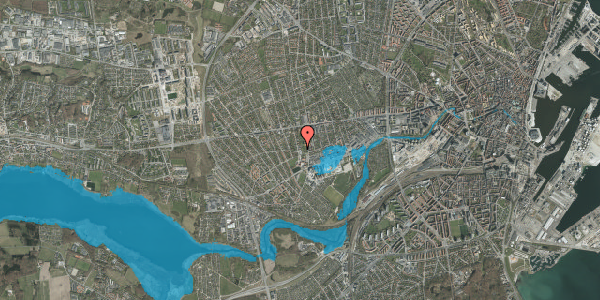Oversvømmelsesrisiko fra vandløb på B.S. Ingemanns Vej 33, 8230 Åbyhøj