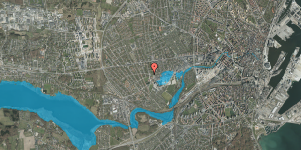 Oversvømmelsesrisiko fra vandløb på B.S. Ingemanns Vej 45, 8230 Åbyhøj