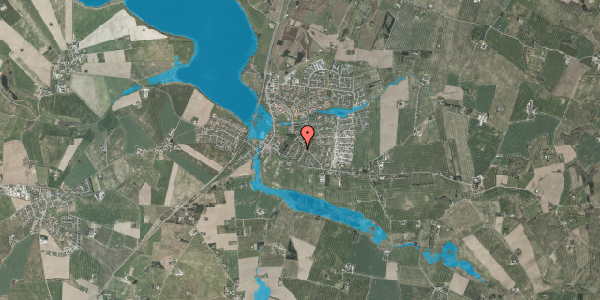 Oversvømmelsesrisiko fra vandløb på Dalmosevej 7, 8355 Solbjerg