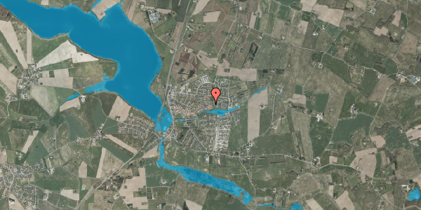 Oversvømmelsesrisiko fra vandløb på Egevangen 59, 8355 Solbjerg