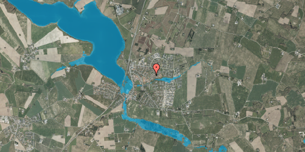 Oversvømmelsesrisiko fra vandløb på Egevangen 247, 8355 Solbjerg