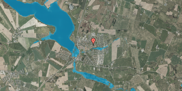 Oversvømmelsesrisiko fra vandløb på Egevangen 315, 8355 Solbjerg