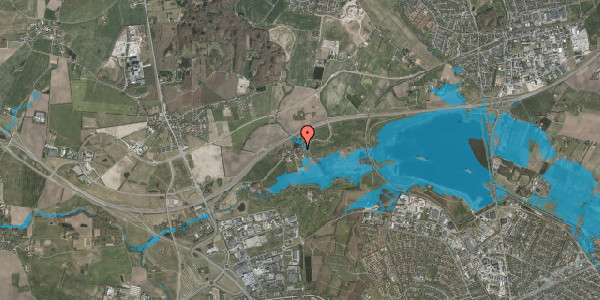 Oversvømmelsesrisiko fra vandløb på Elstedvej 57, 8200 Aarhus N