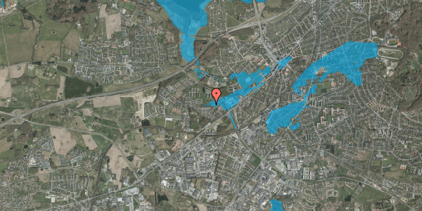 Oversvømmelsesrisiko fra vandløb på Grøndalsvej 48, 2. 3, 8260 Viby J