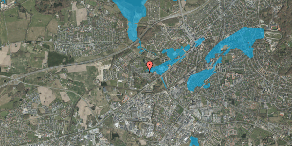 Oversvømmelsesrisiko fra vandløb på Grøndalsvej 56, 2. mf, 8260 Viby J
