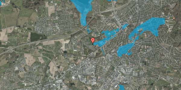 Oversvømmelsesrisiko fra vandløb på Grøndalsvej 64, 2. 3, 8260 Viby J