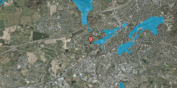 Oversvømmelsesrisiko fra vandløb på Grøndalsvej 166, 8260 Viby J
